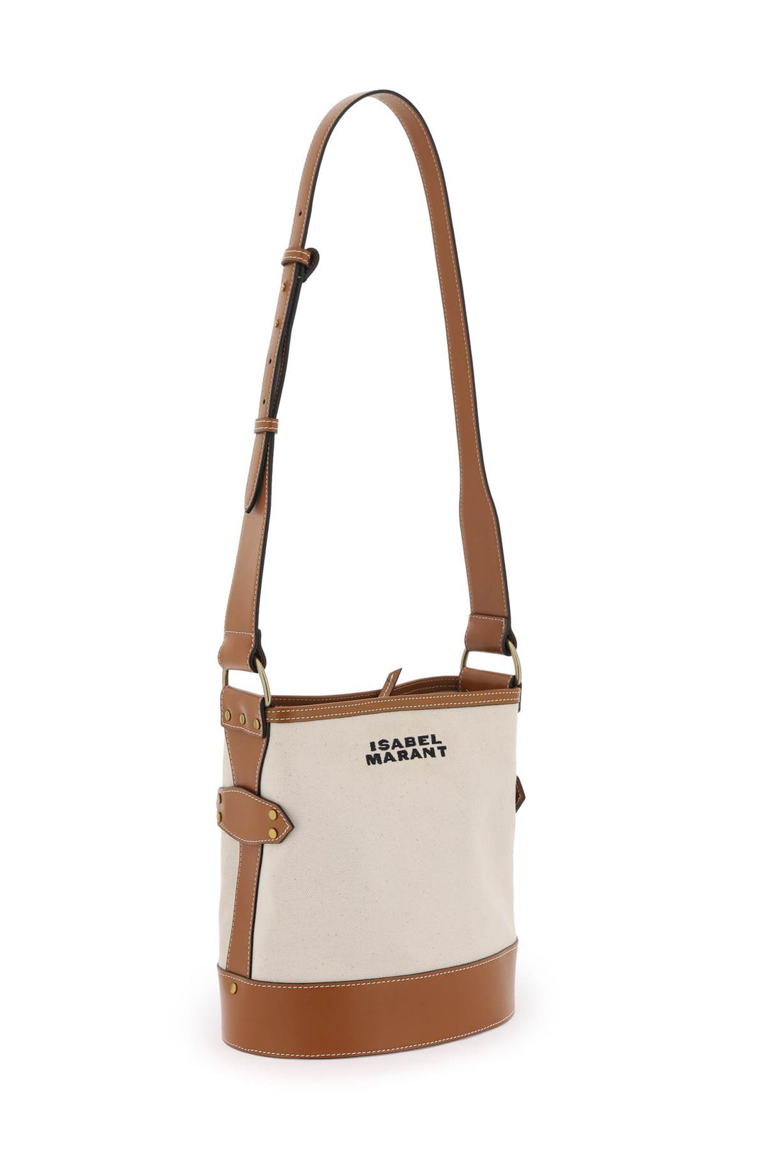 Isabel marant samara cotton canvas shoulder bag-2