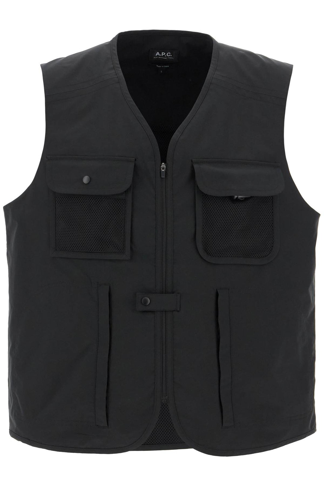 "alban technical fabric vest for-0