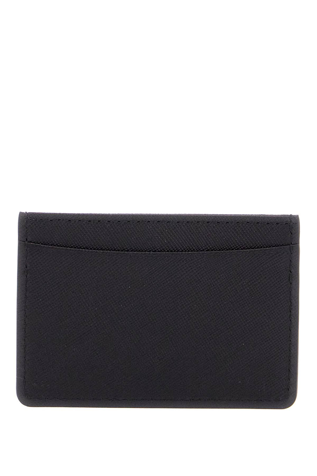 minimalist black calfskin credit card holder-1