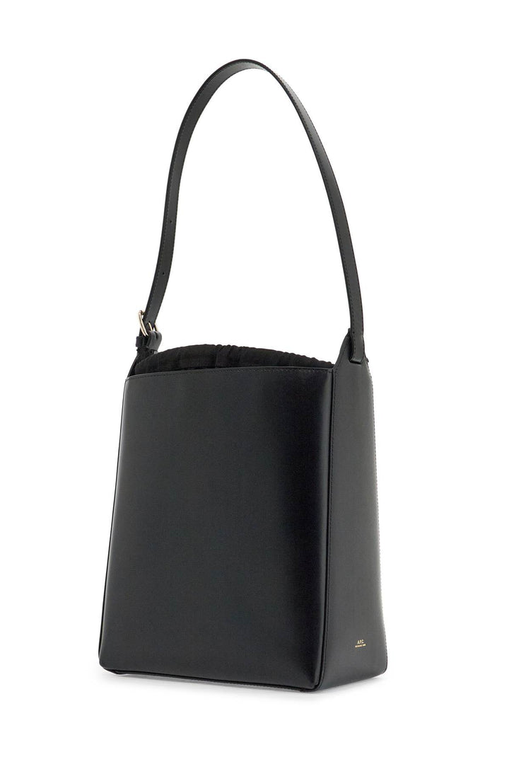 minimalist black leather crossbody bag with adjustable strap-2