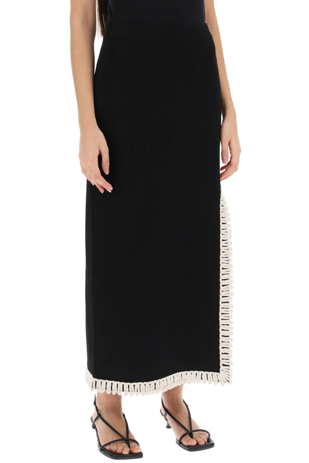 gabie maxi skirt with crochet trims-1