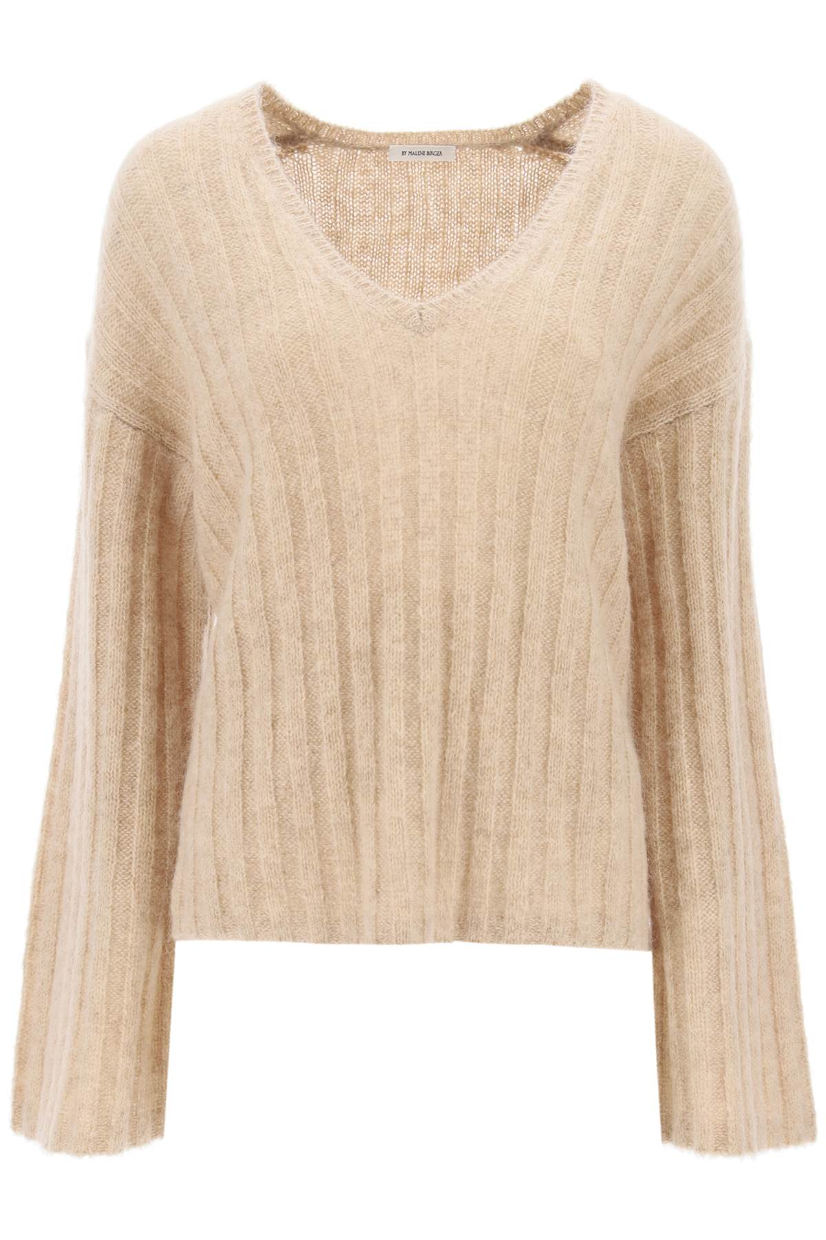 cimone sweater in flat-ribbed knit-0