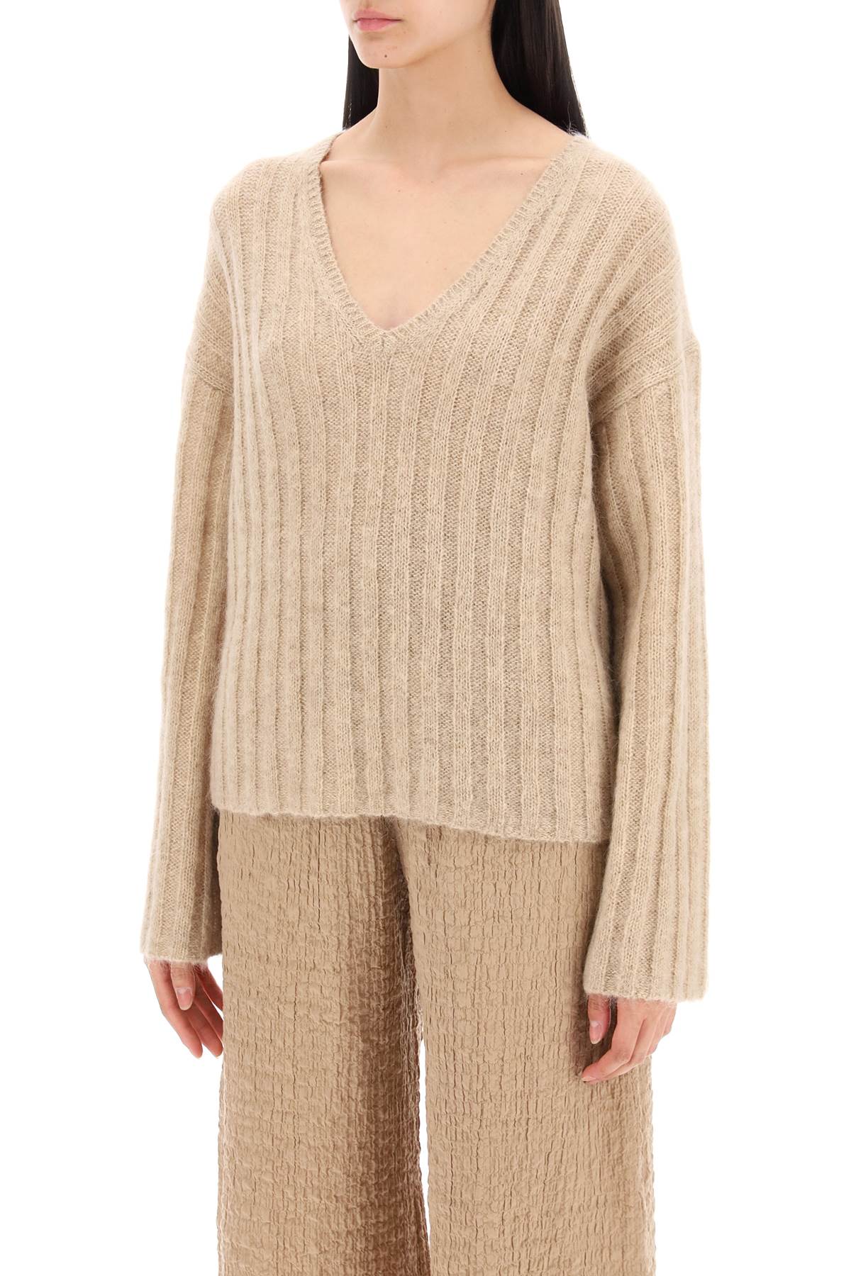 cimone sweater in flat-ribbed knit-3