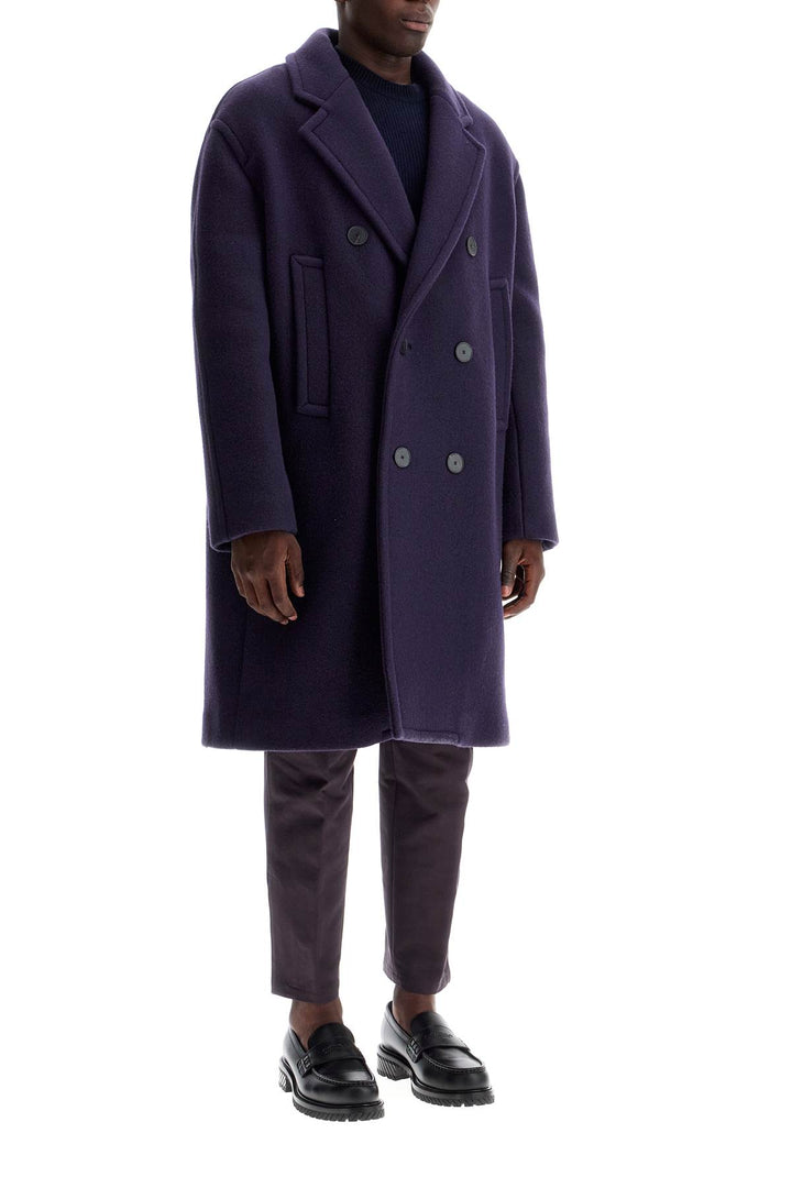 double-breasted heavy wool coat-1