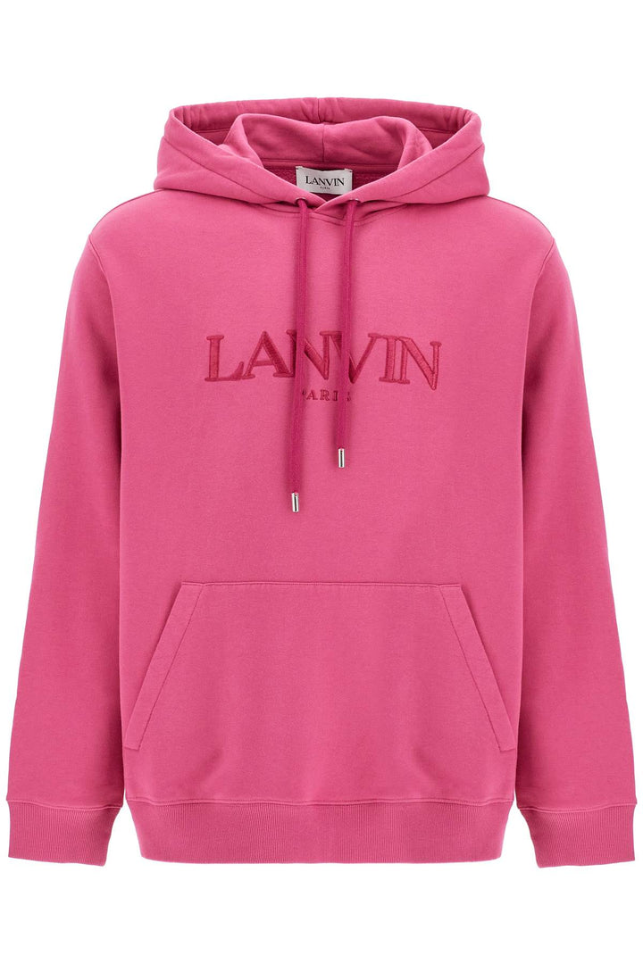 hooded sweatshirt with embroidered logo-0