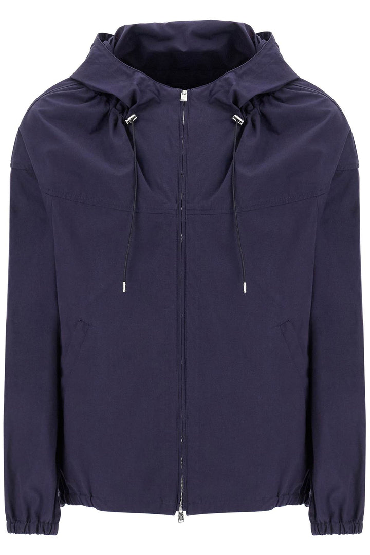 cotton hooded blouson-0