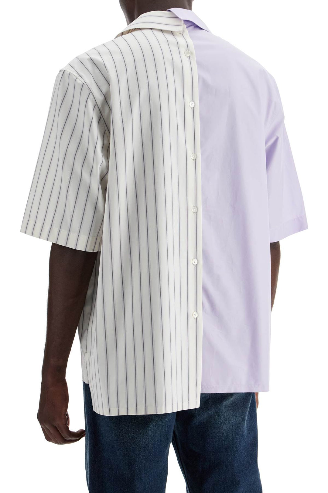 asymmetric bowling shirt with-2