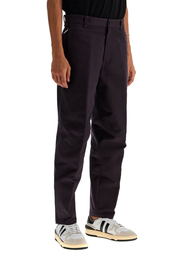 biker gabardine trousers-1