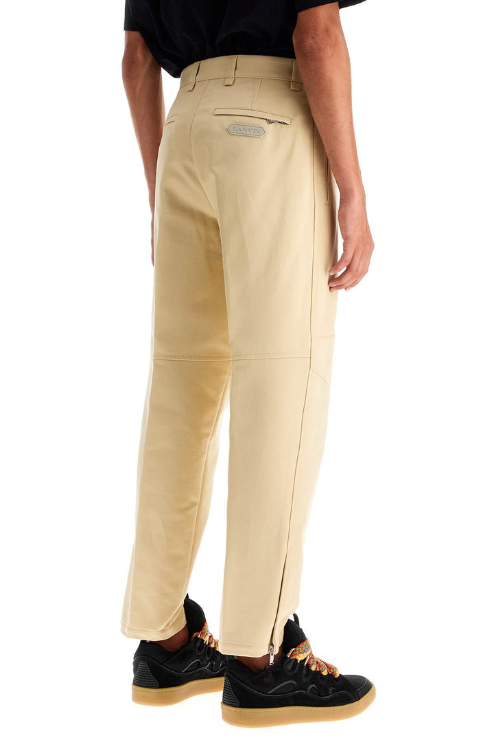 biker gabardine trousers-2