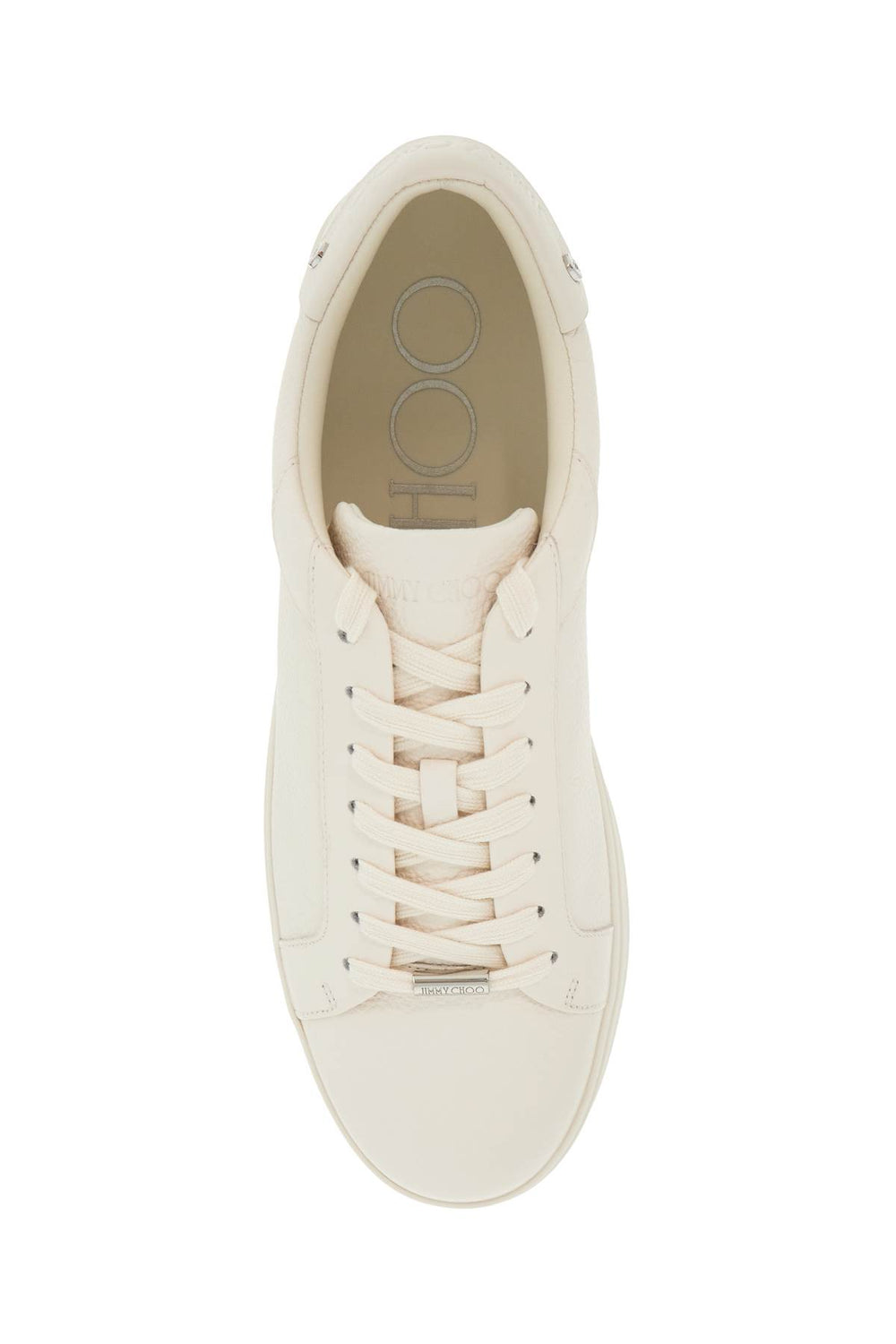 "hammered leather rome sneakers-1