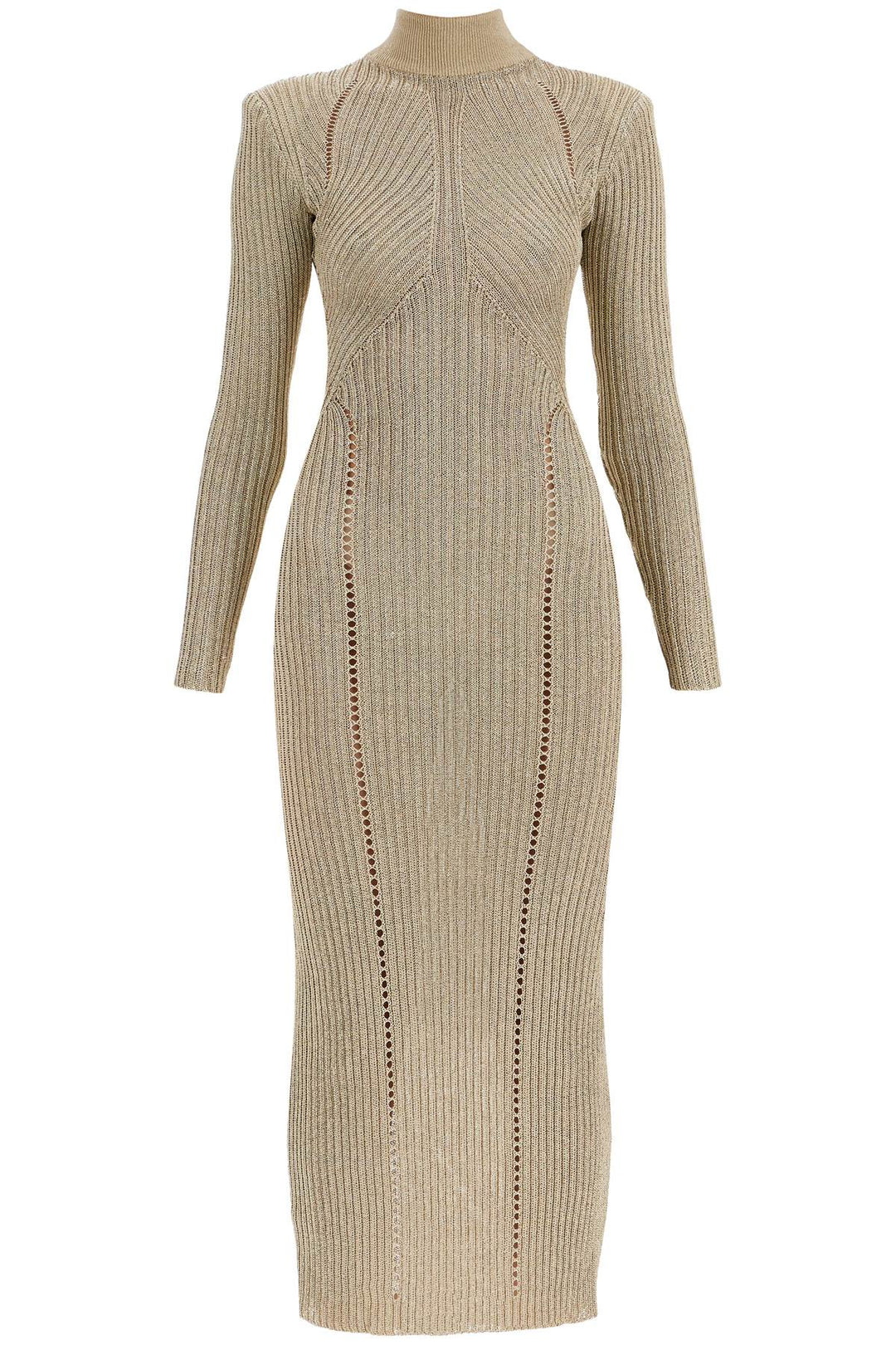 maxi lurex knit dress in-0