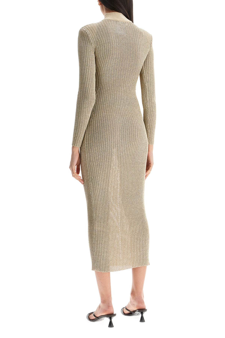 maxi lurex knit dress in-2