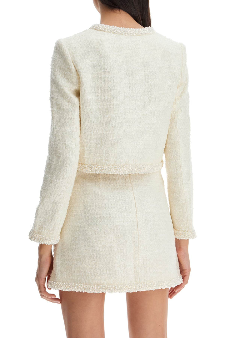 bouclé jacket with pearls and-2