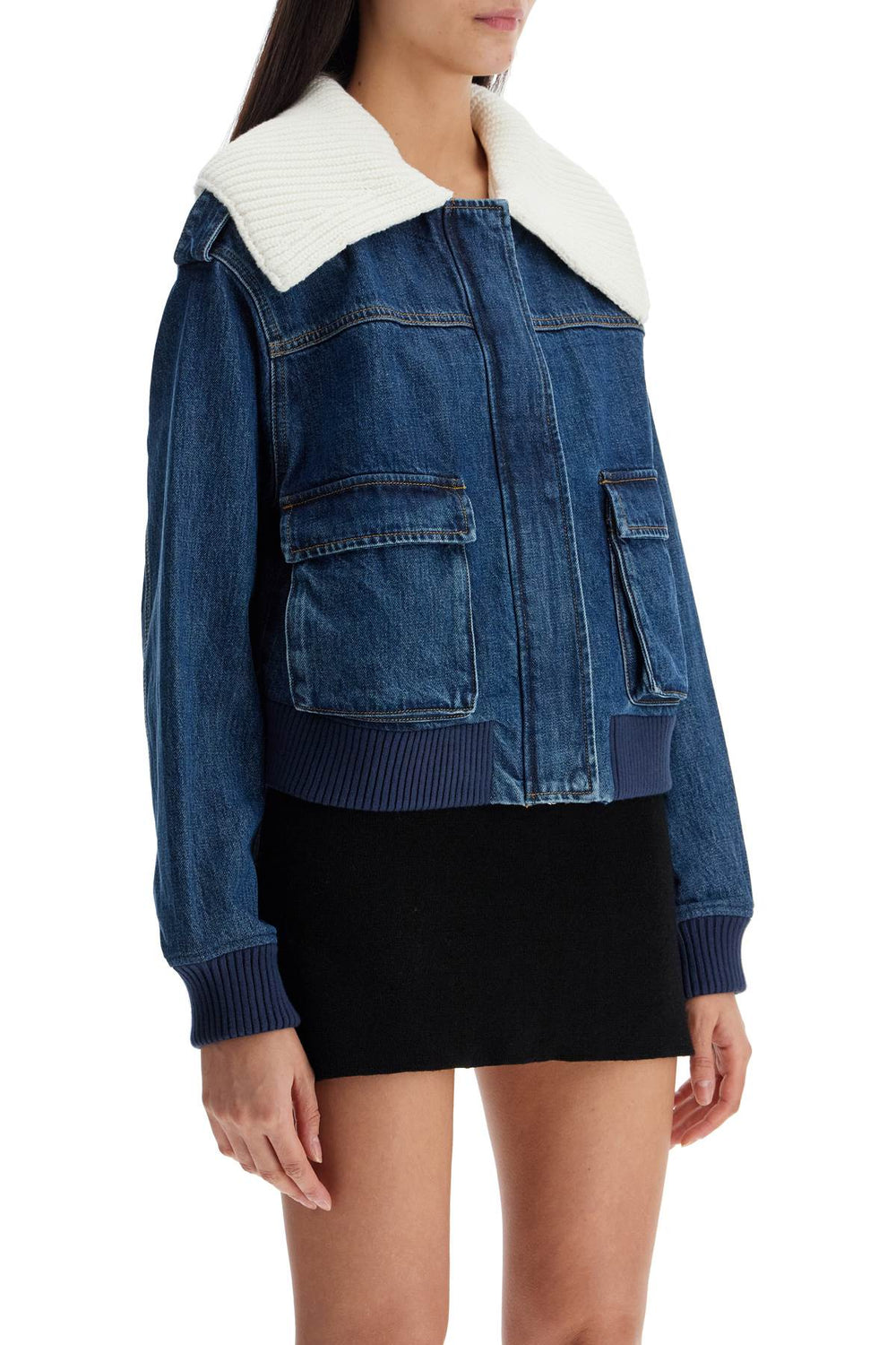 denim bomber jacket for-1