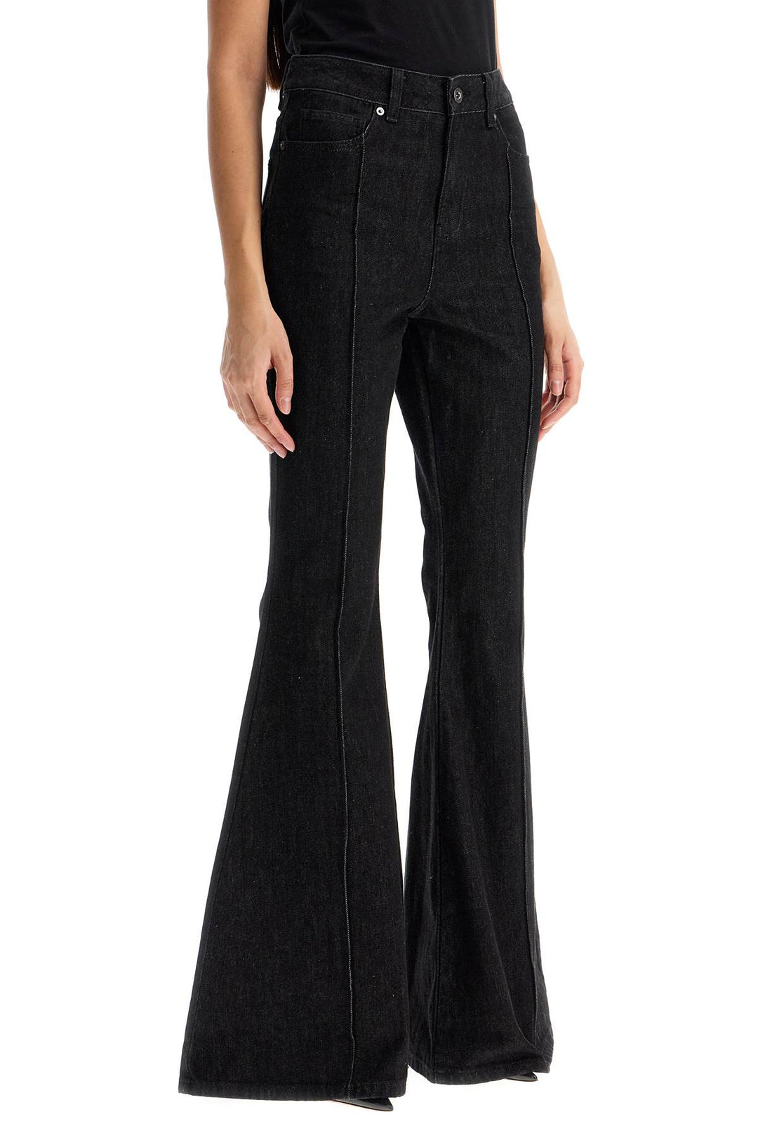 high-waisted flare jeans for-1