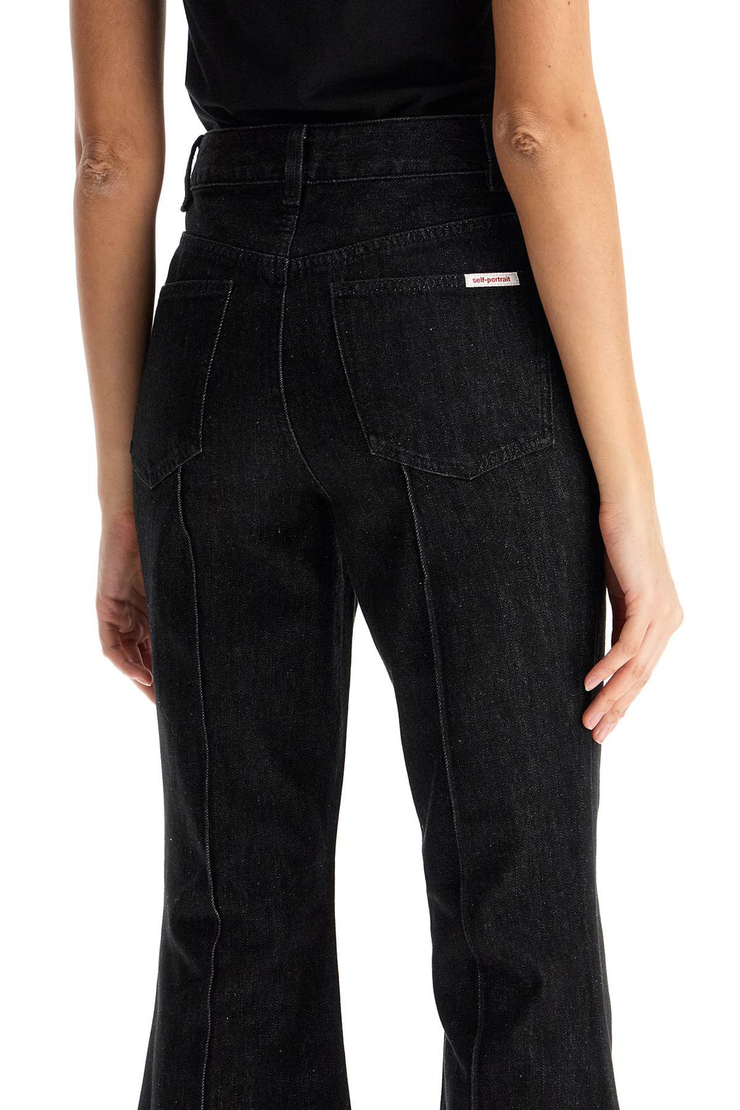 high-waisted flare jeans for-3