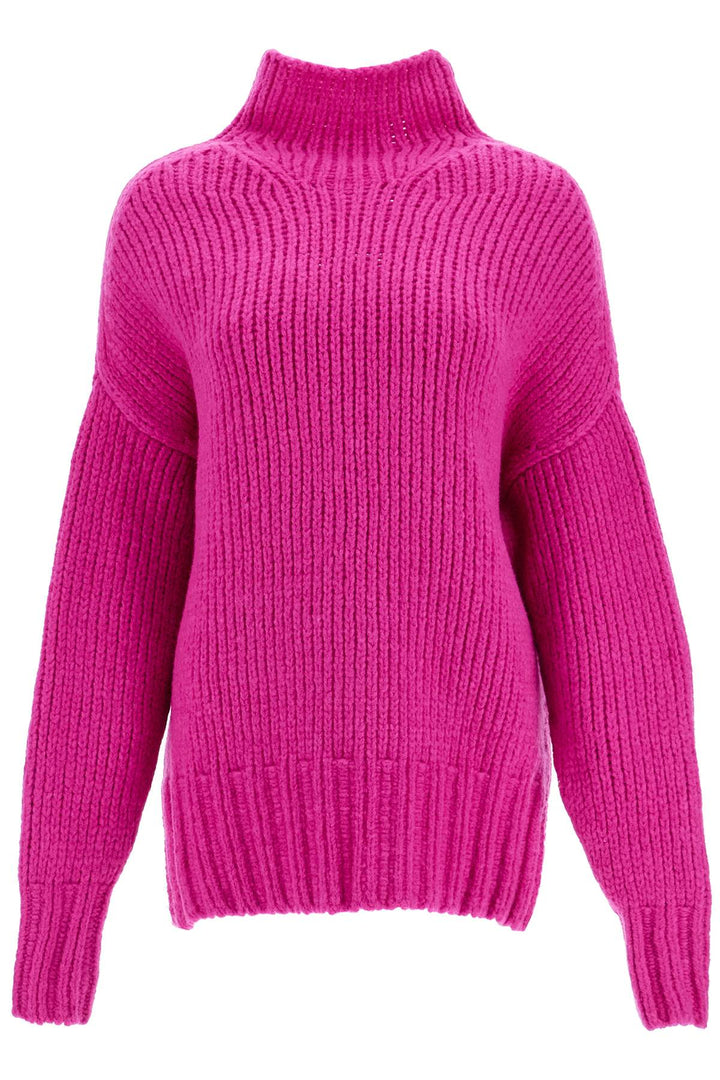 high-neck wool sweater-0