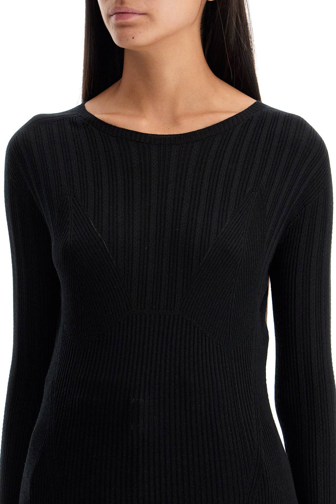 ribbed crewneck sweater-3