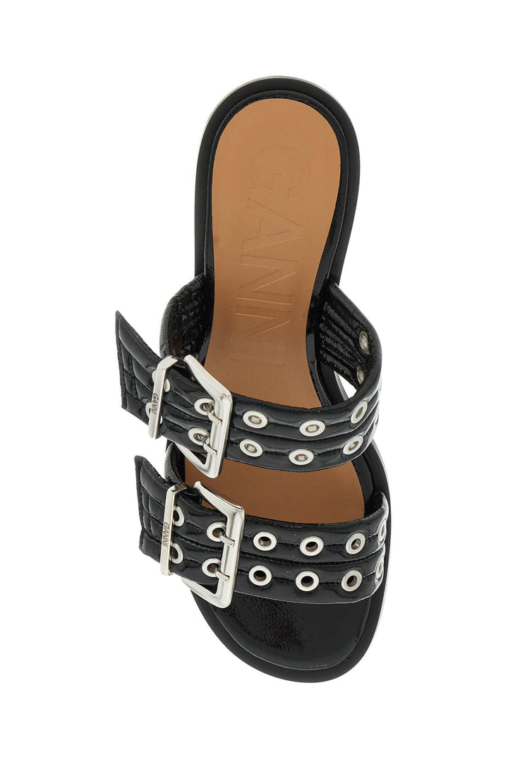 "women's patent buckle m-1