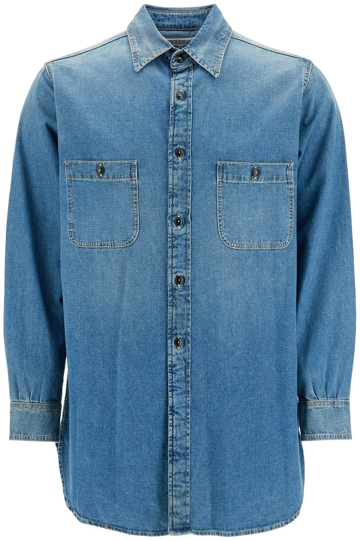 lightweight denim shirt-0