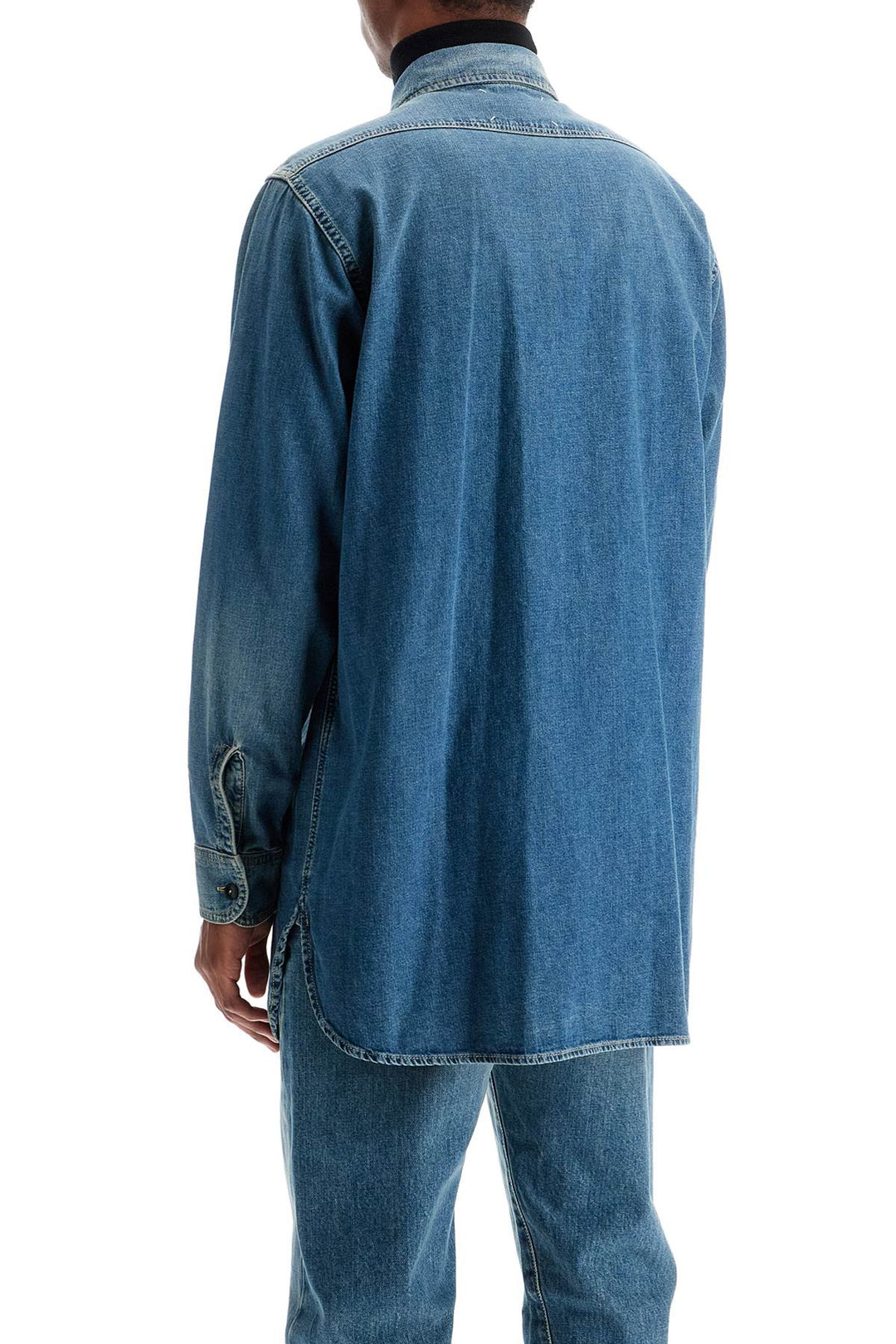 lightweight denim shirt-2