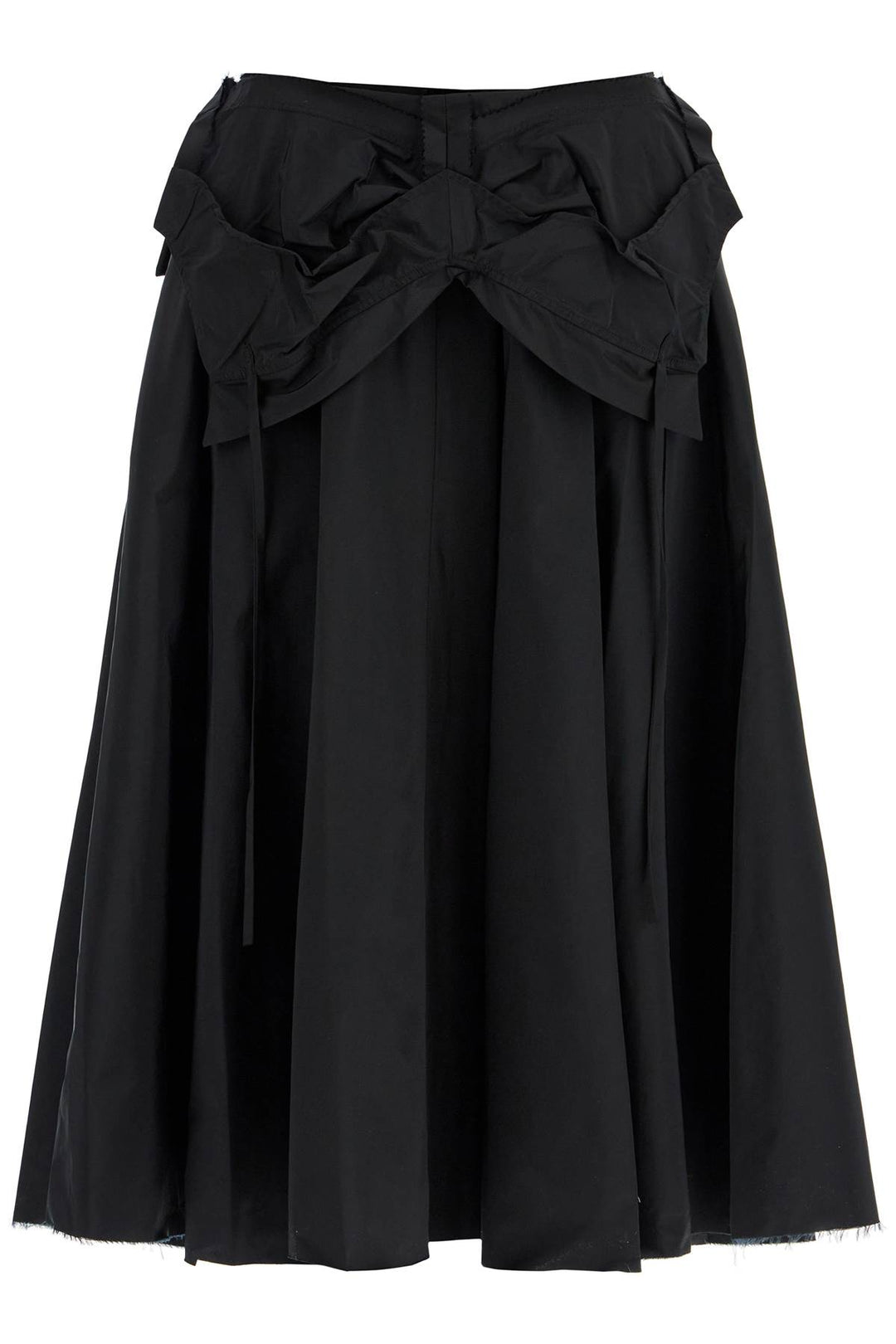 midi taffeta skirt-0