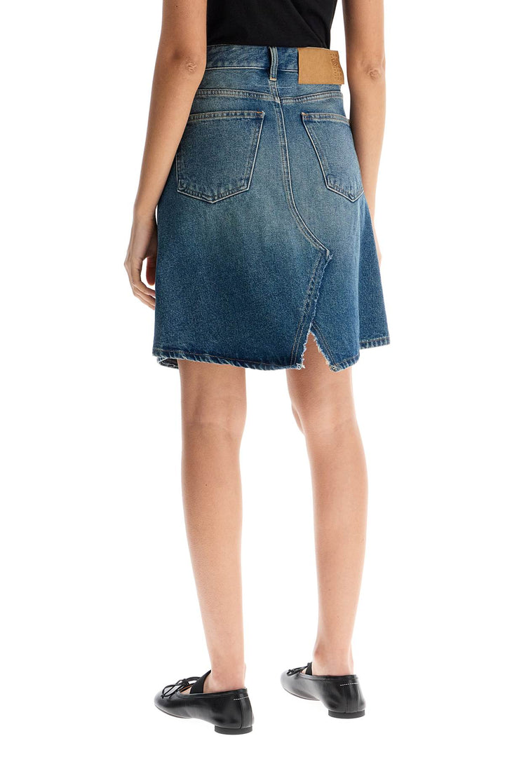 denim mini skirt-2