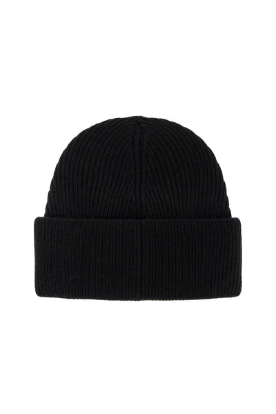 "wool beanie hat with large logo patch"-1