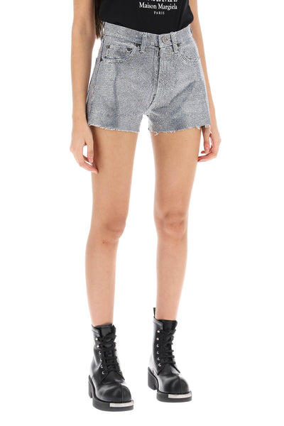 shorts in rhinestone-studded denim-1