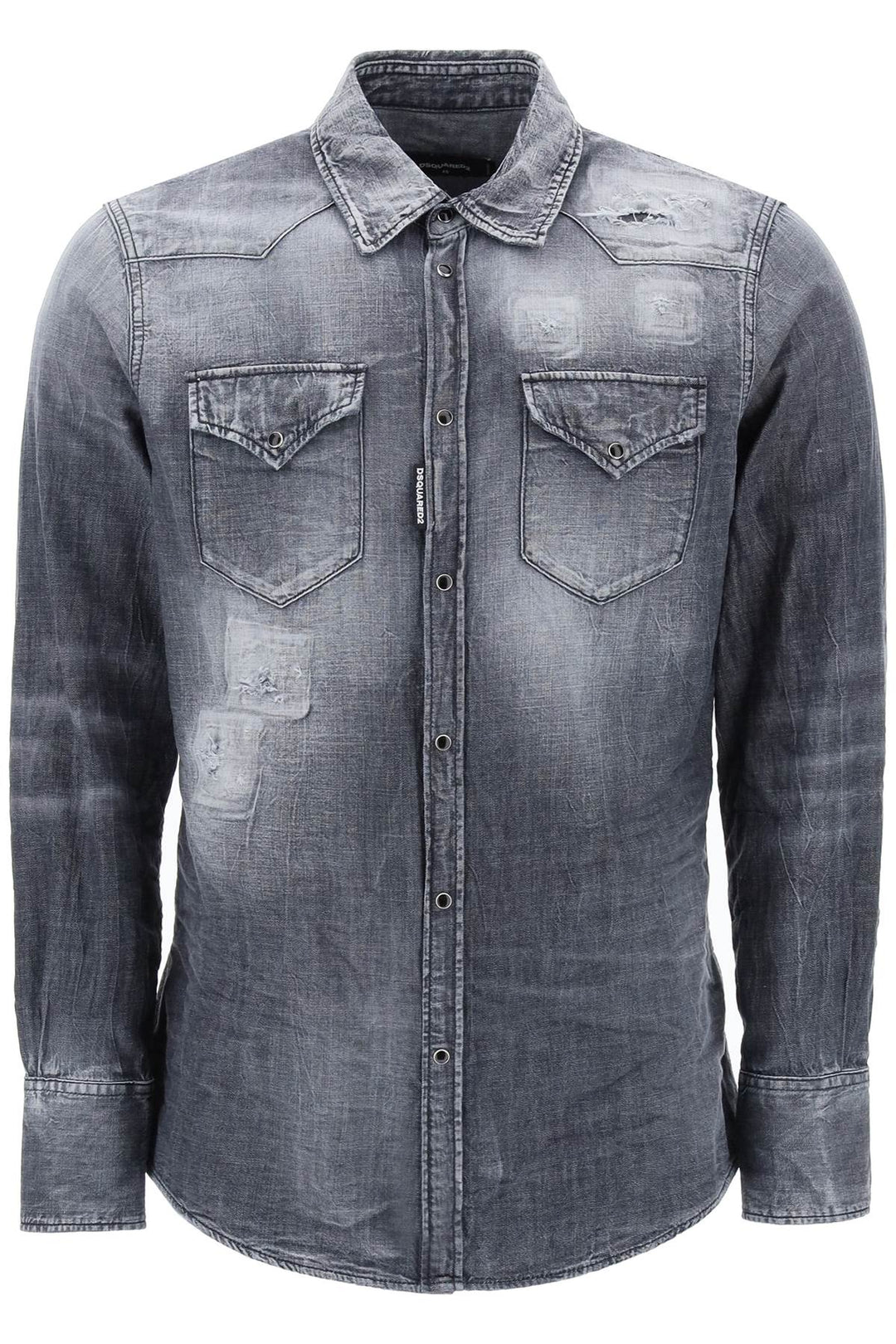 denim western shirt-0