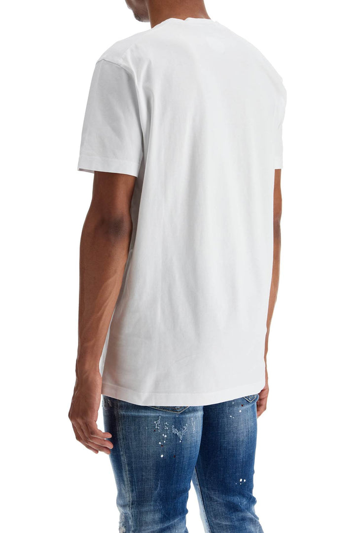 white cotton t-shirt with embroidered logo-2