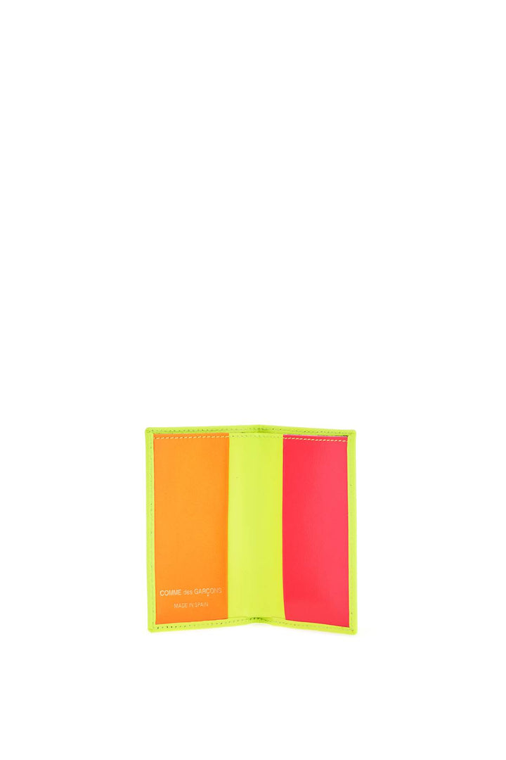 compact wallet in fluorescent yellow goat leather-1