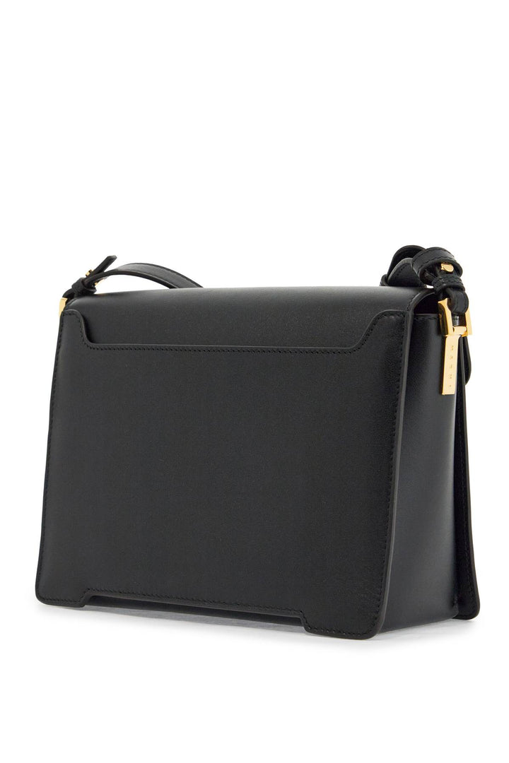 black calfskin shopping bag with distinctive closure-1