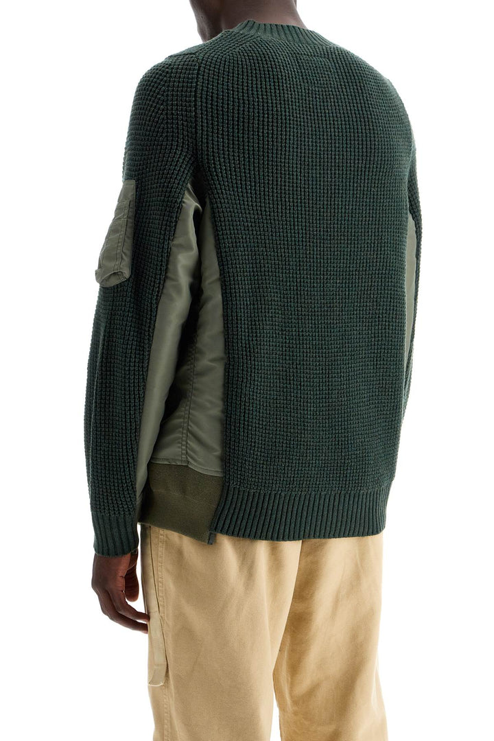 layered effect pullover-2