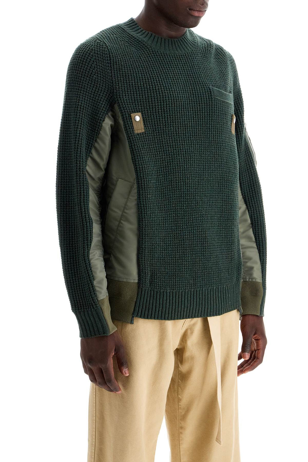 layered effect pullover-1