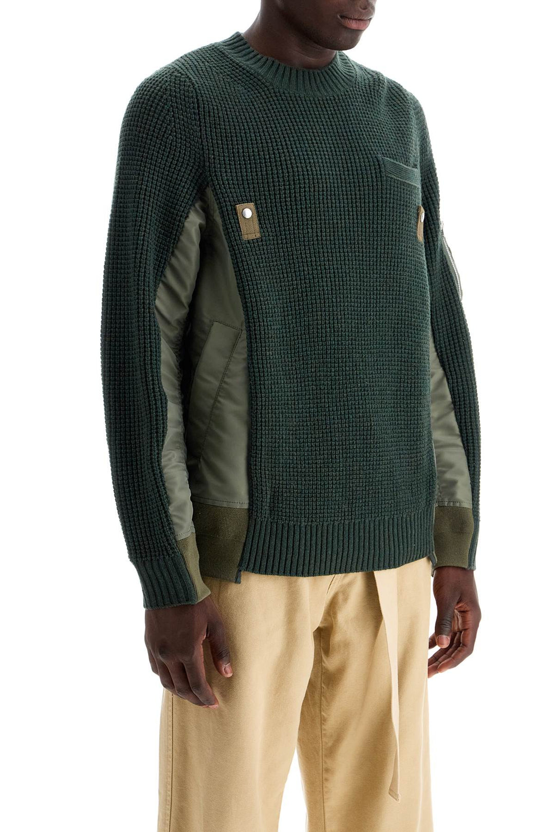 layered effect pullover-1