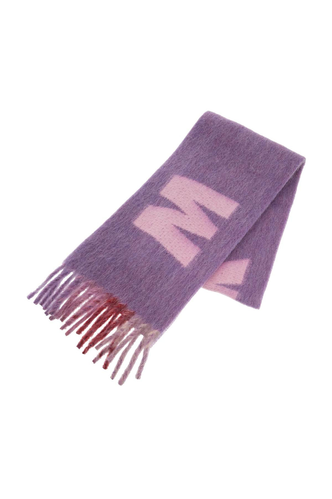 wool and mohair scarf with maxi logo-2