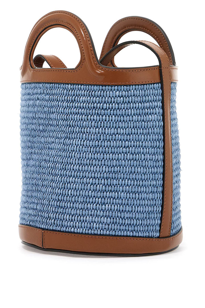 raffia tropicalia bucket bag-1