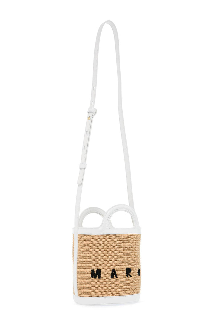 raffia tropicalia bucket bag-2