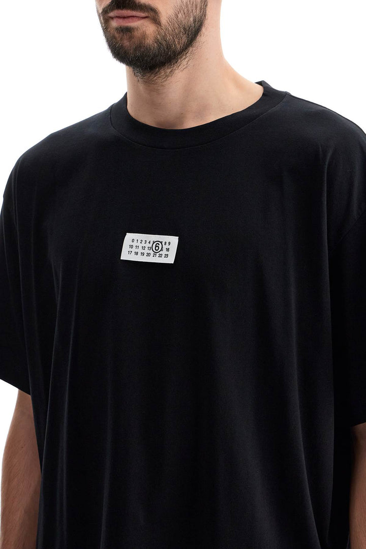 round-neck t-shirt with numerical logo-3