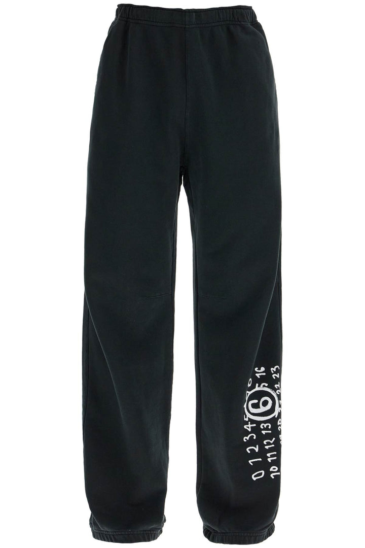 numeric print joggers with seven-0