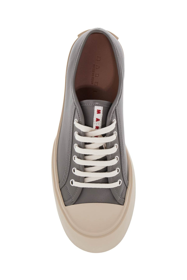 elegant gray calfskin men's sneakers-1