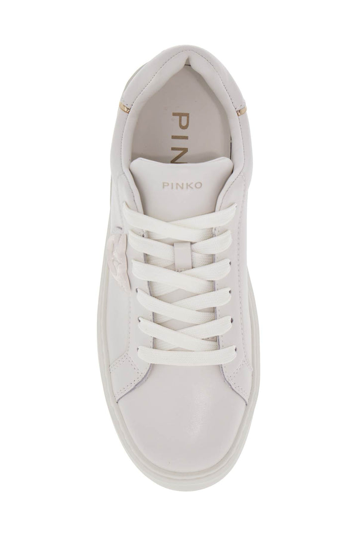 monogram detail platform sneakers with-1