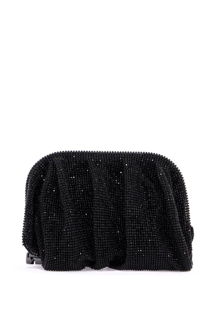 compact bag venus la petite in black rhinestones-0