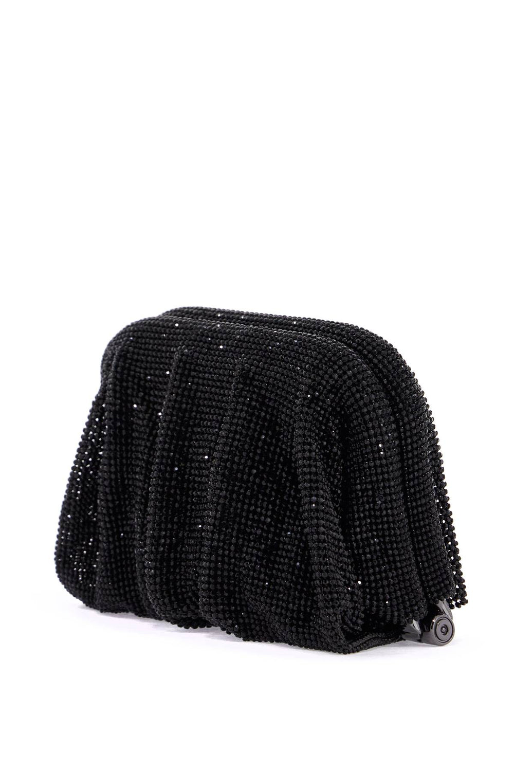 compact bag venus la petite in black rhinestones-1