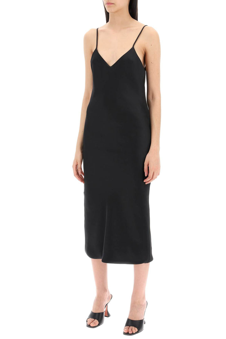 midi crêpe slip dress-3