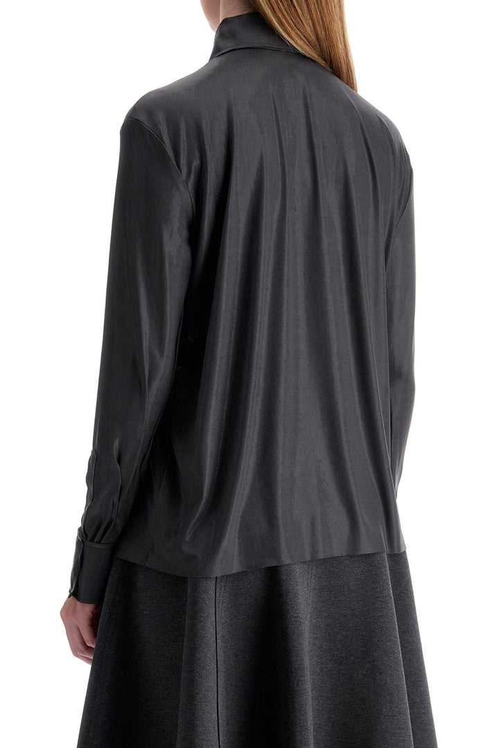 fluid jersey lamé nk blouse-2