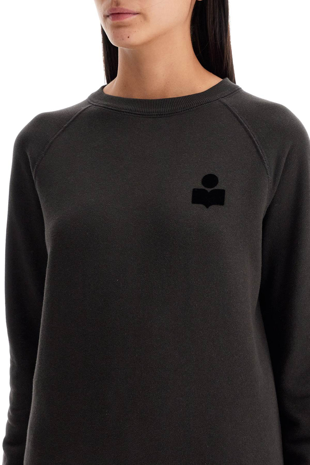 milla cotton sweatshirt with round neck-3