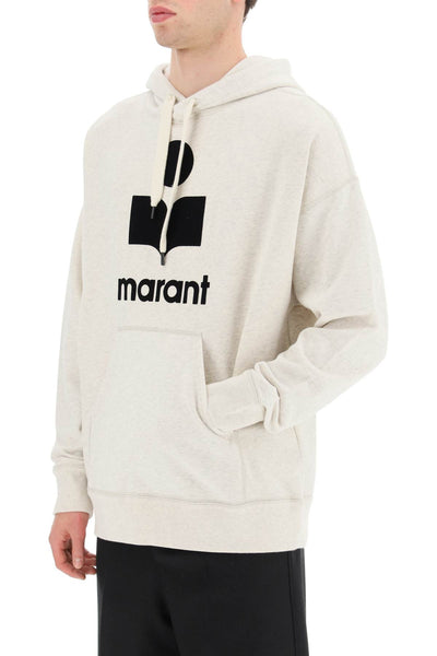 'miley' hoodie with flocked logo-3