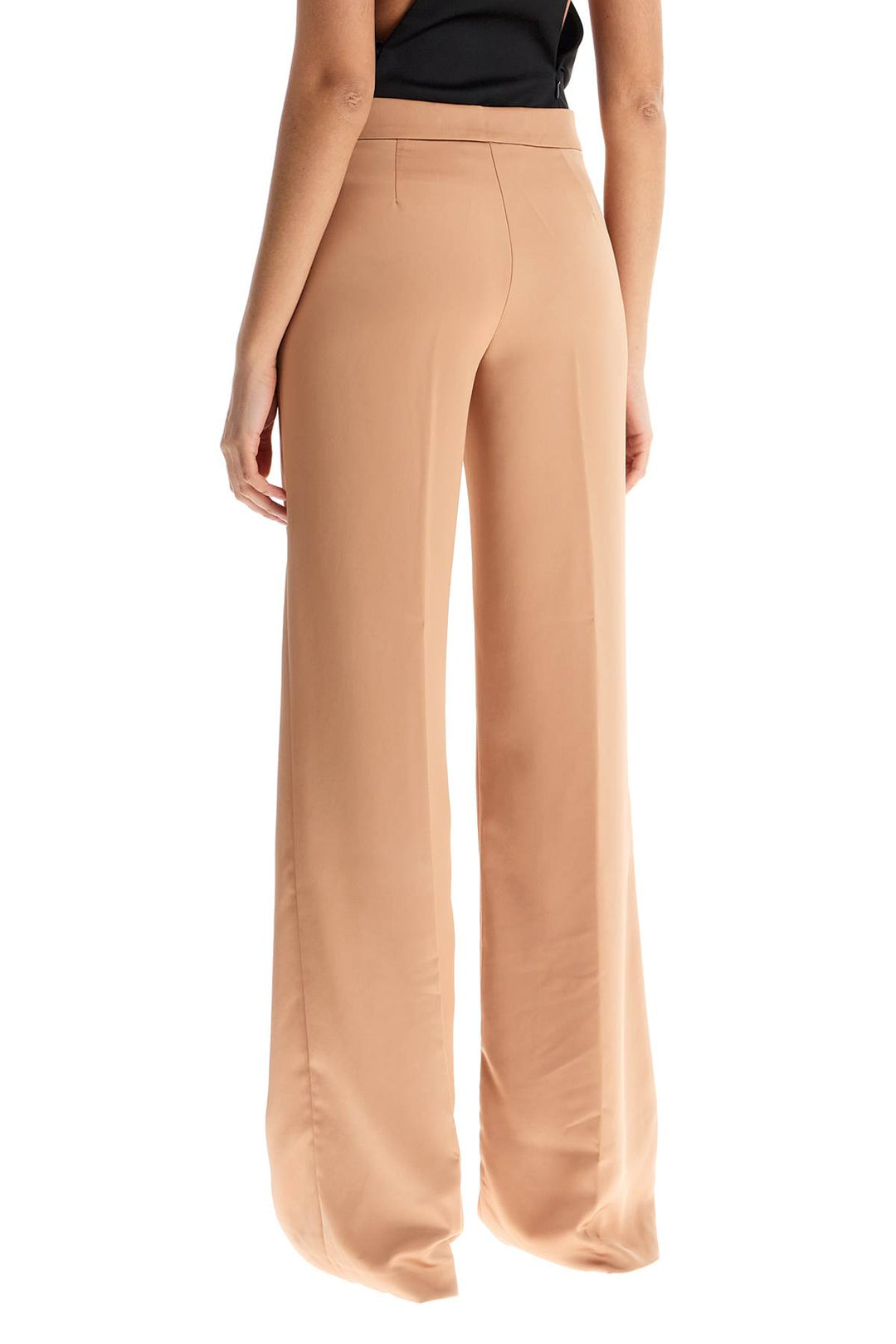 flared satin trousers-2